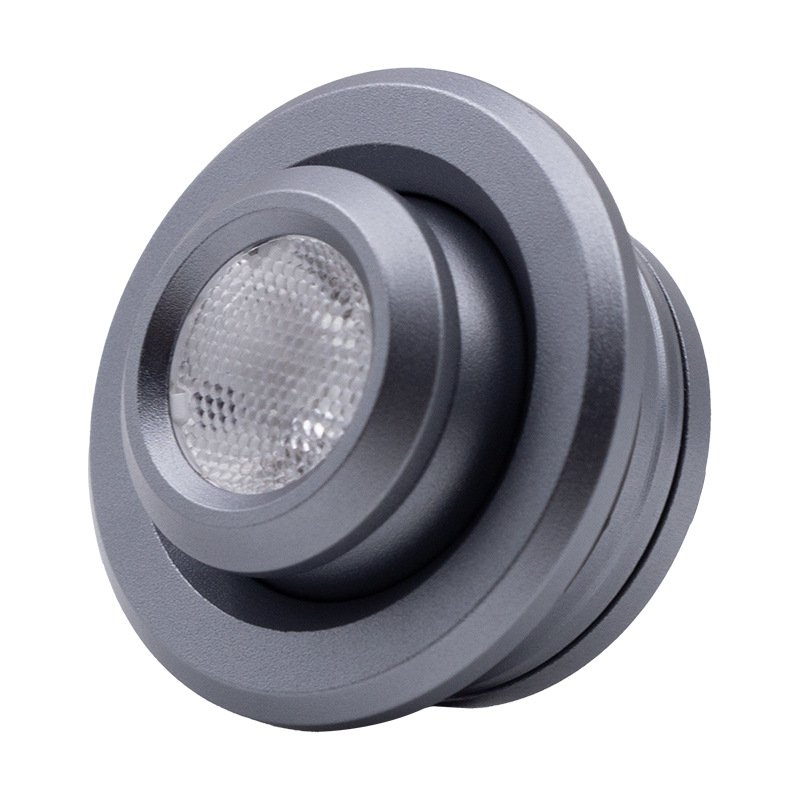 Aluminum DC12V 1W Rotatable Recessed LED Spot Light RV Caravan Camper Bus Van Interior LED Down Light LED Ceiling Spot Light
